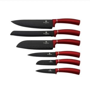 BerlingerHaus BH2542 Burgundy set 6 noževa