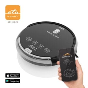 Robotski usisivač ETA Aron– crni.